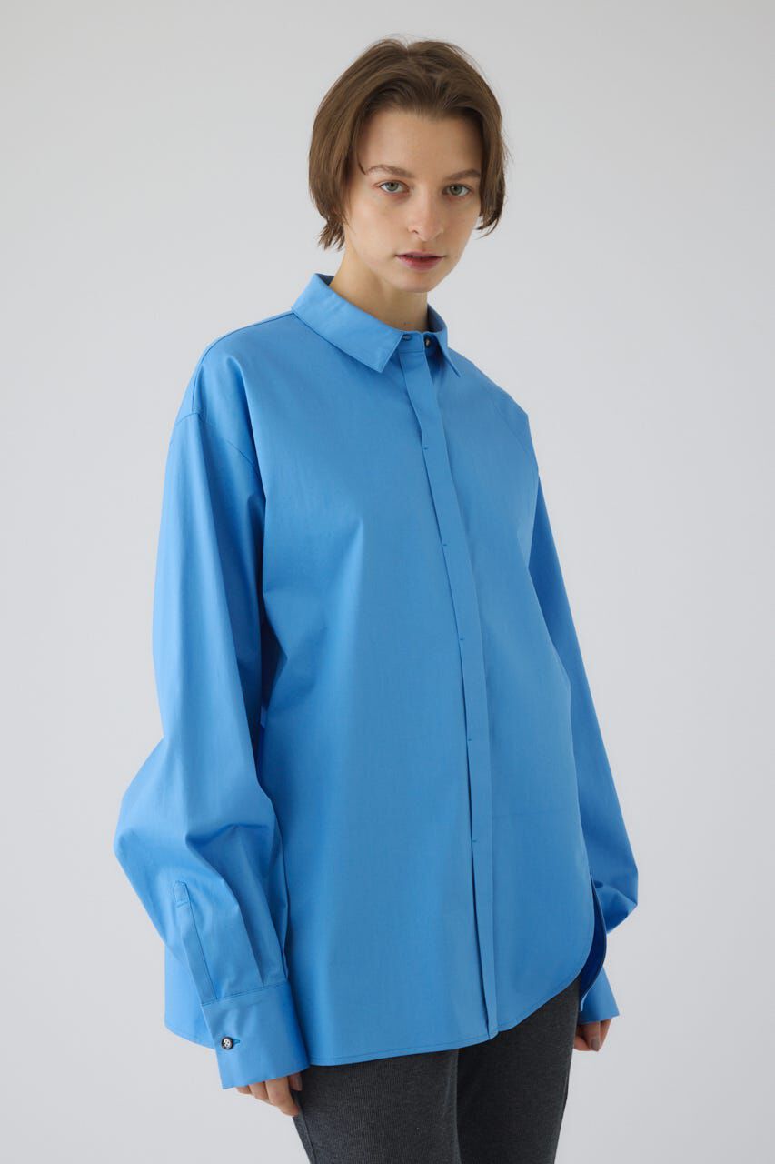 RIM.ARK 「Oversized asymmetry SH」|シャツ・ブラウス|BLU