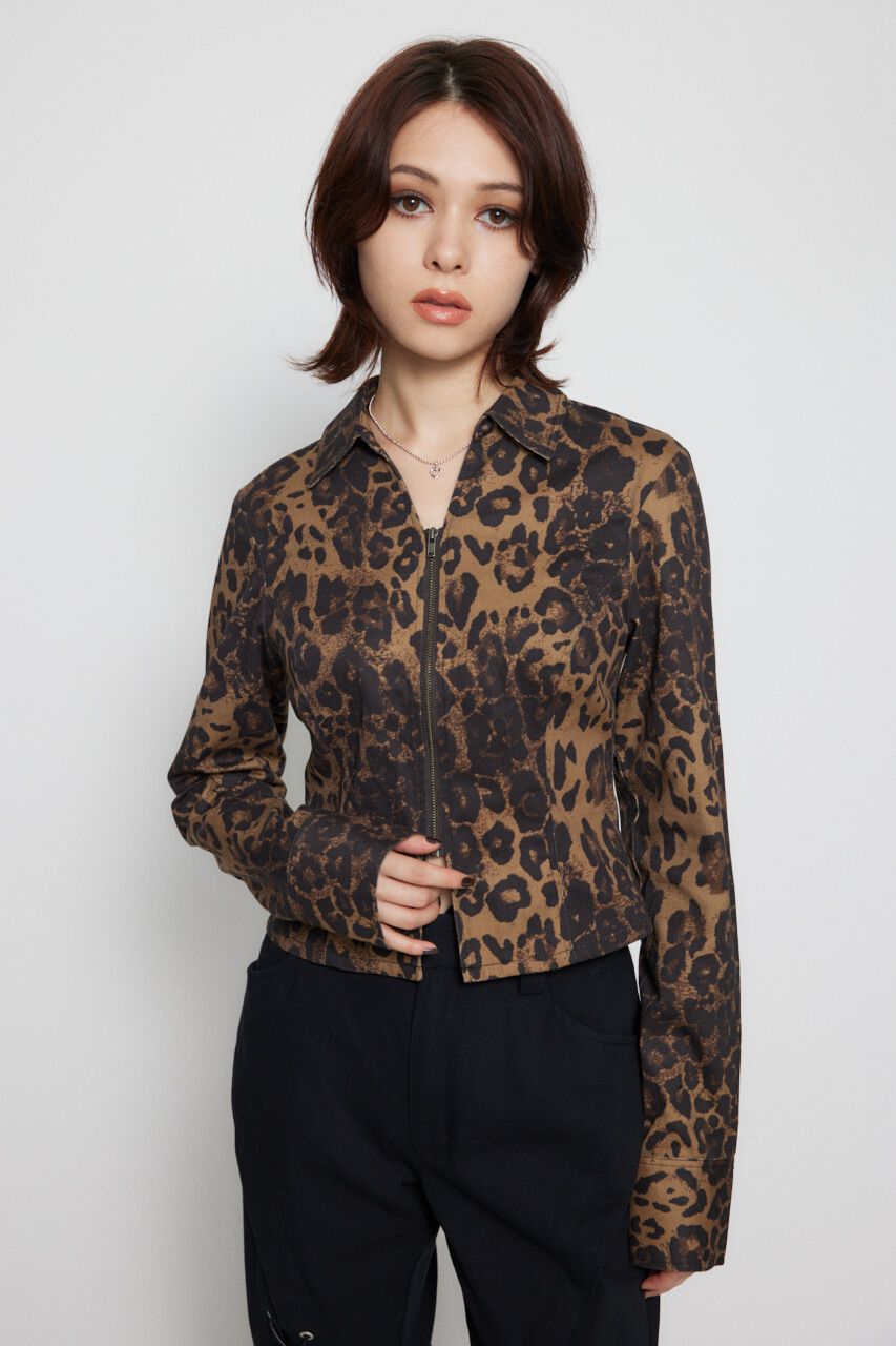 LAGUA GEM「LEOPARD COMPACT シャツ」|シャツ・ブラウス|