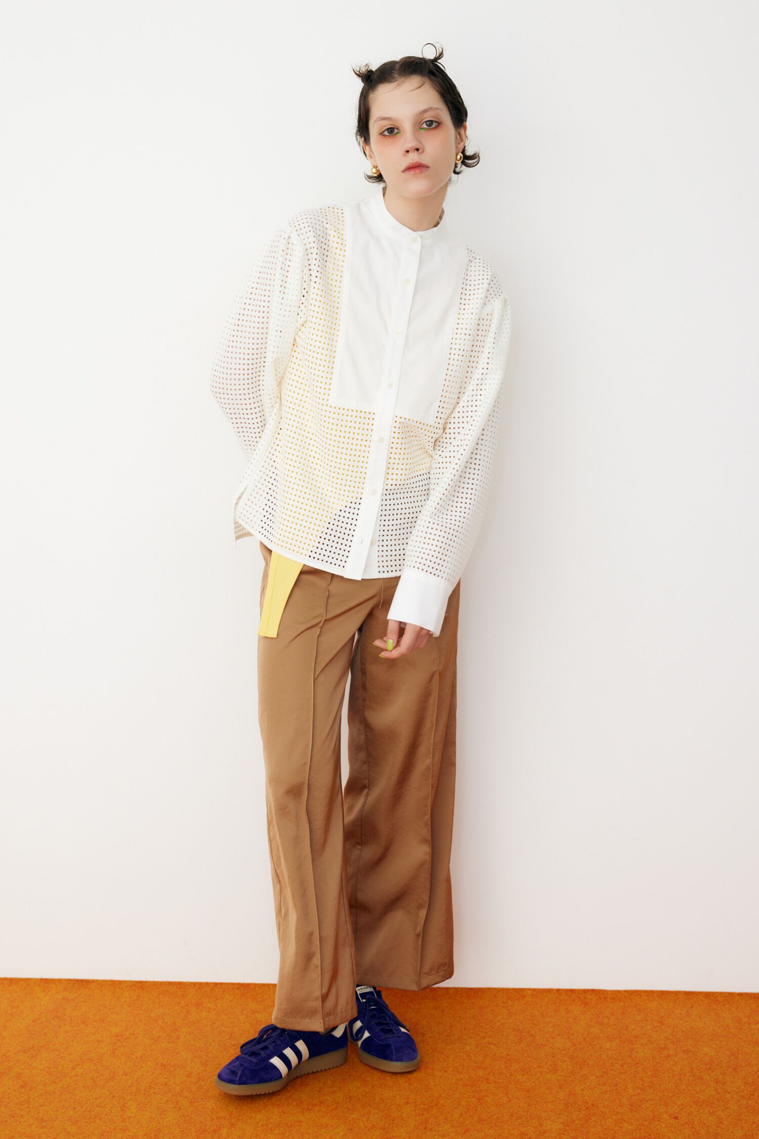 HeRIN.CYE「Mesh shirt」|シャツ・ブラウス|