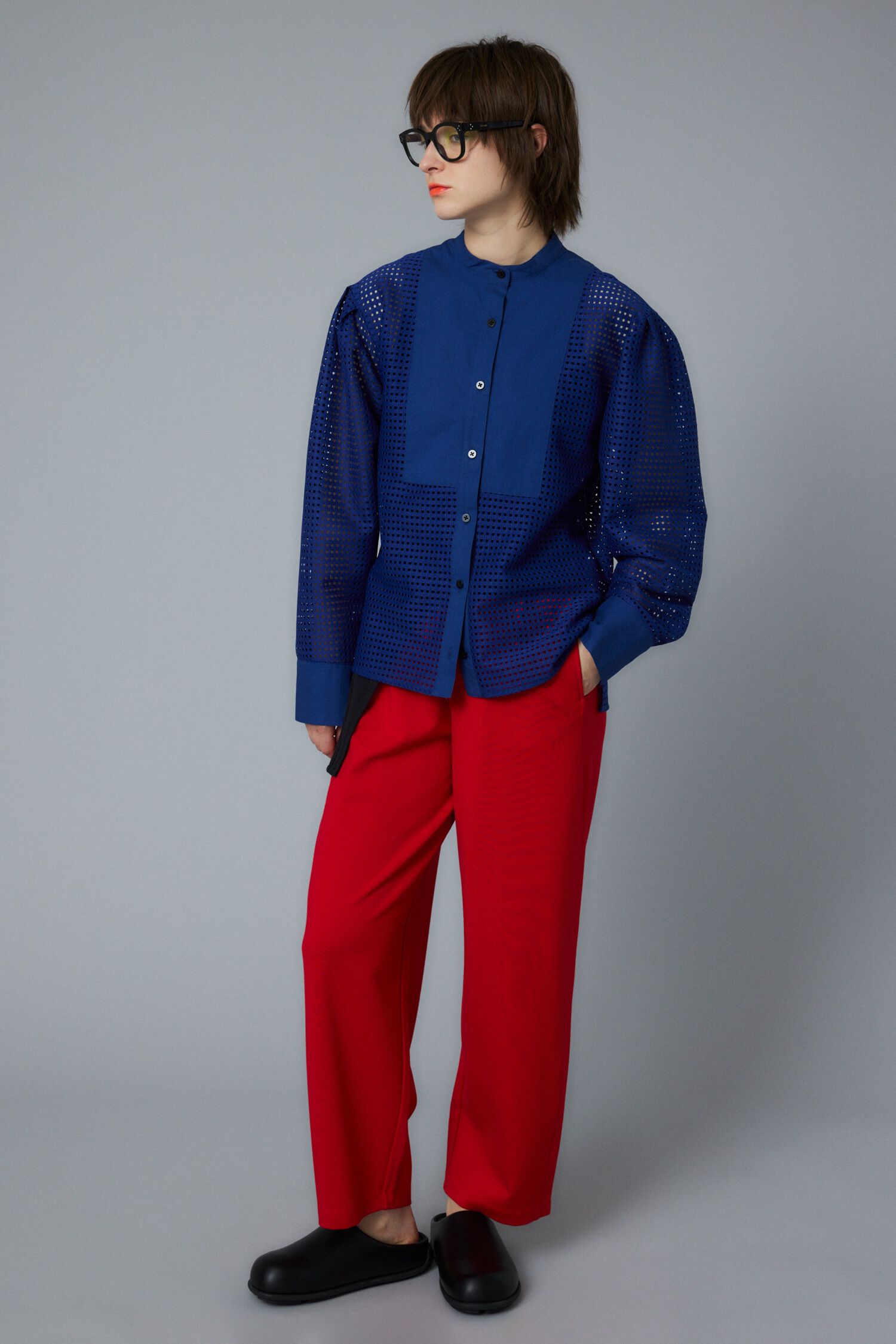 HeRIN.CYE「Mesh shirt」|シャツ・ブラウス|