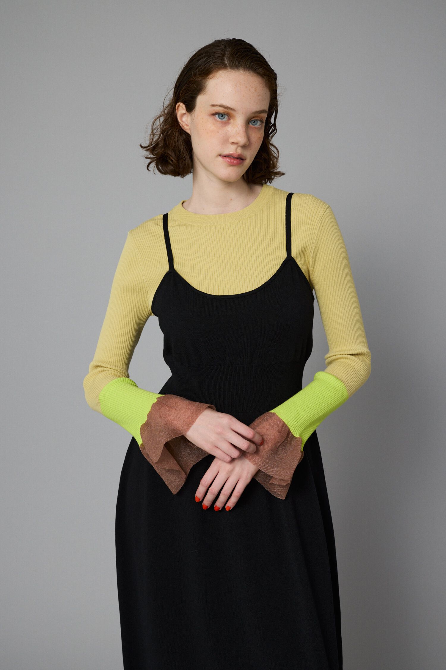 HeRIN.CYE「Waist shape knit dress」|ワンピース|