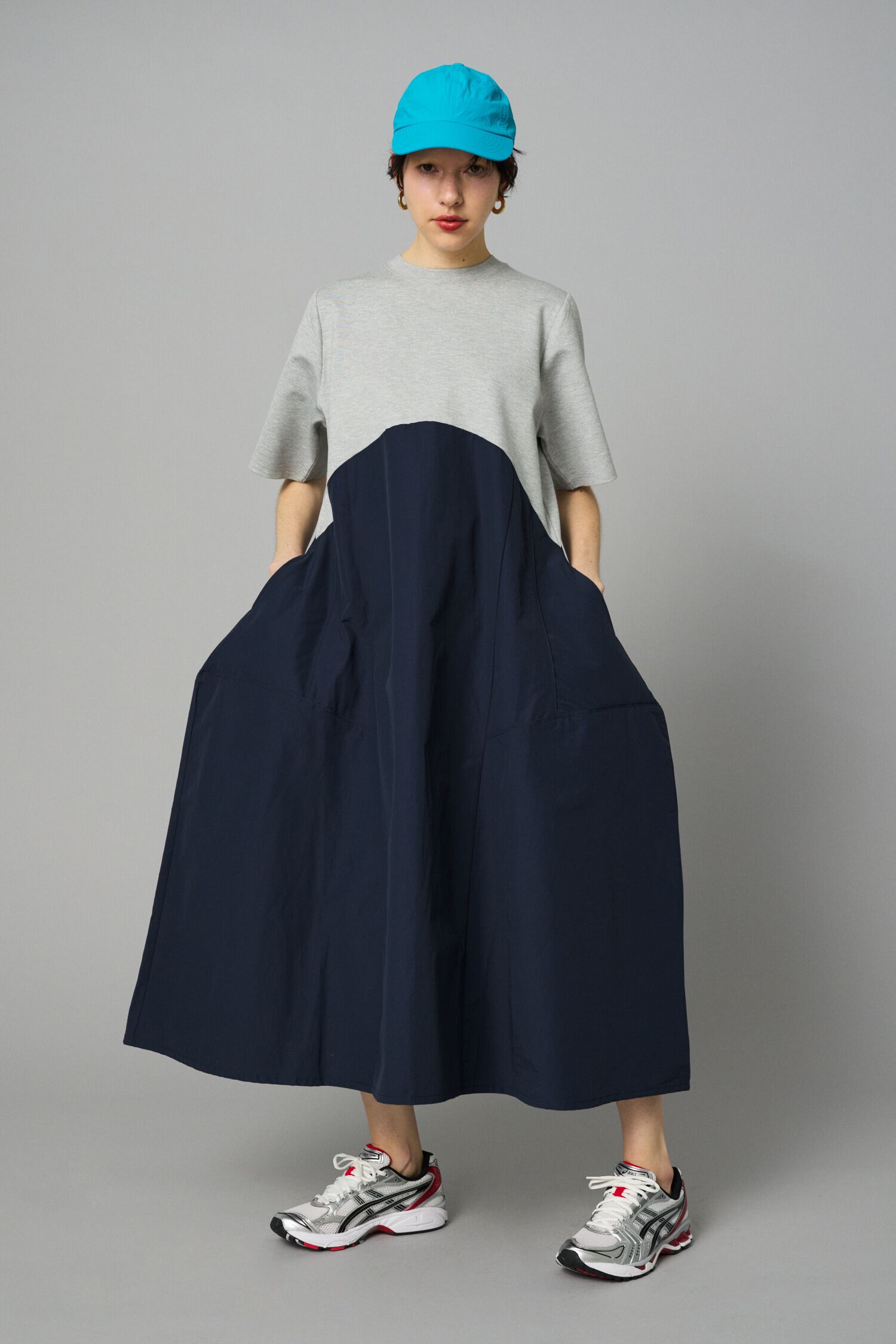 HeRIN.CYE「Dimension dress」|ワンピース|柄GRY5