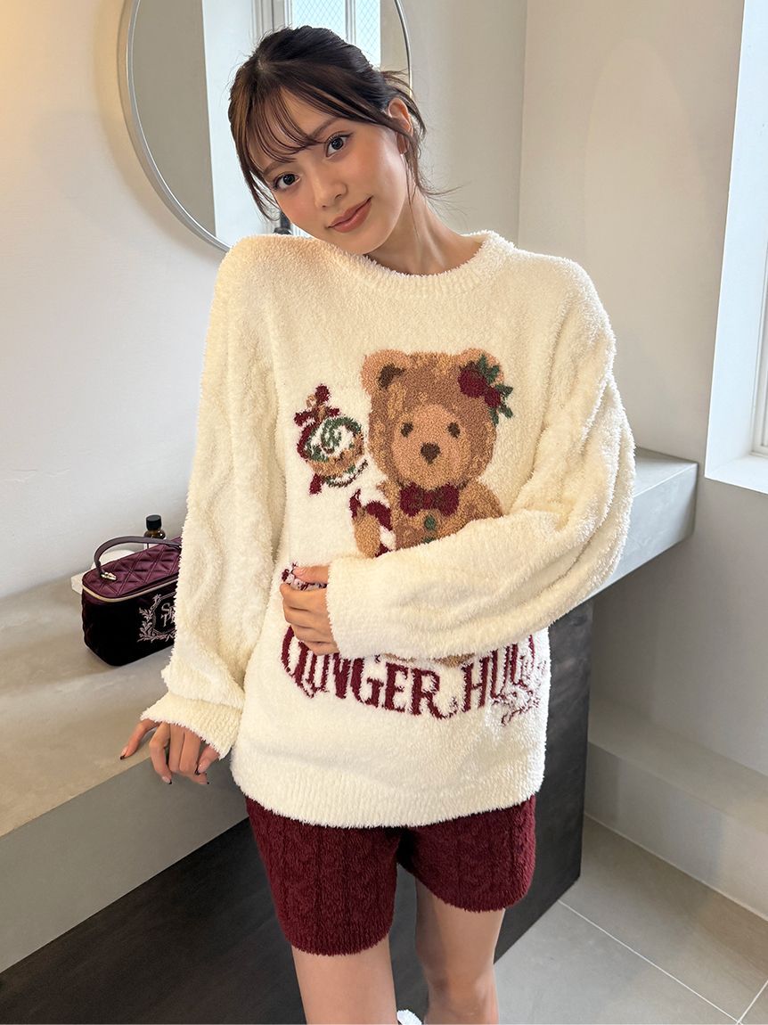 SNIDEL HOME「【Steam Whip】ホリデーベアジャガードプルオーバー」|ルームウェア|