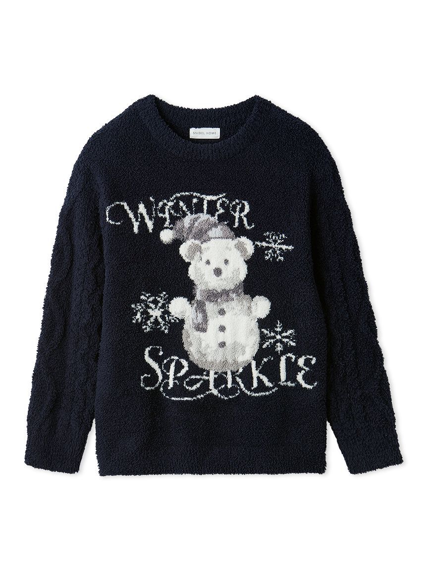 SNIDEL HOME「【Steam Whip】ホリデーベアジャガードプルオーバー」|ルームウェア|