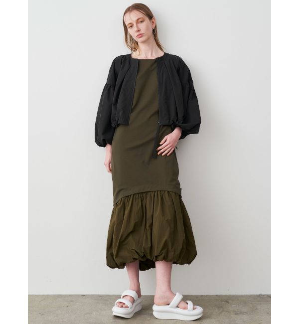 ELENDEEK「BALOON HEM CS OP」|ワンピース|カーキ