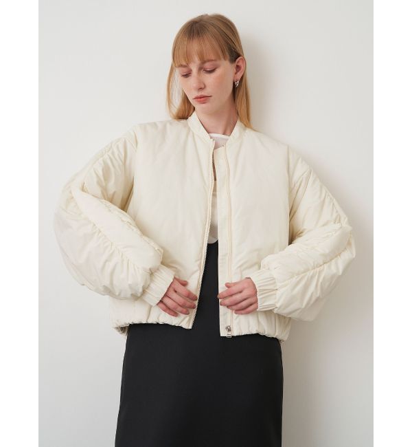 ELENDEEK「PATTED GATHER MA-1 BZ」|ブルゾン・スタジャン|