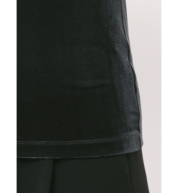 ELENDEEK「VELOUR PAD TANK」|タンクトップ|