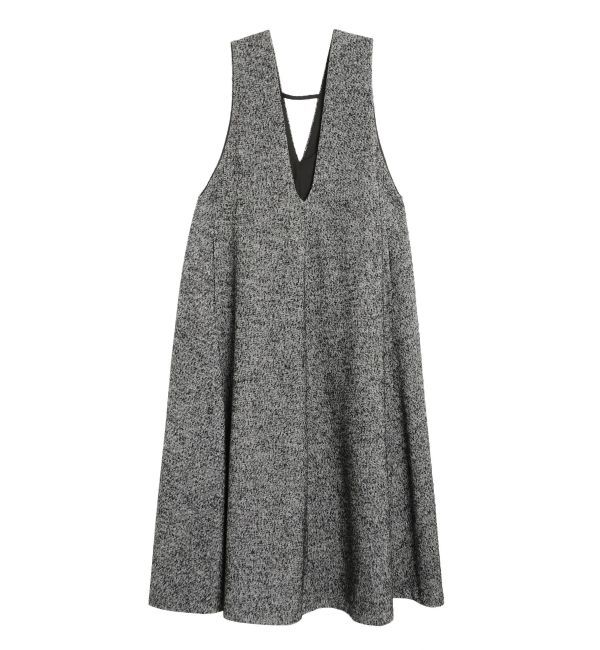ELENDEEK「TWEED DEEP V NECK OP」|ワンピース|
