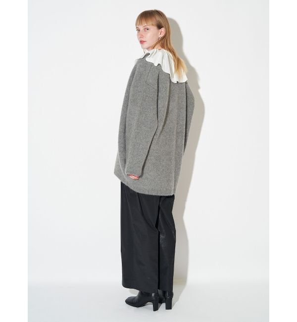 ELENDEEK「ASYME RUFFLE COLLER BL」|シャツ・ブラウス|