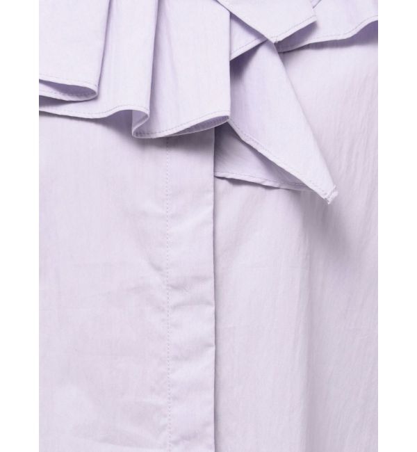 ELENDEEK「ASYME RUFFLE COLLER BL」|シャツ・ブラウス|
