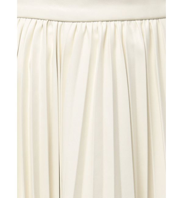 ELENDEEK「FAUX LEATHER PLEATS SK」|スカート|