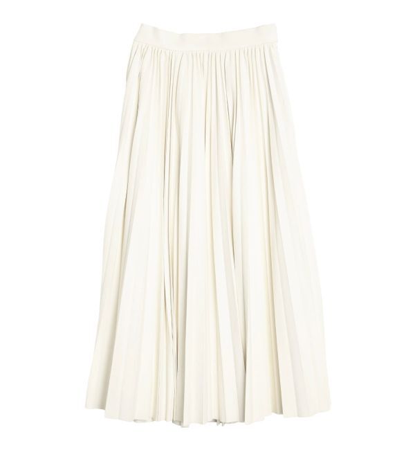 ELENDEEK「FAUX LEATHER PLEATS SK」|スカート|