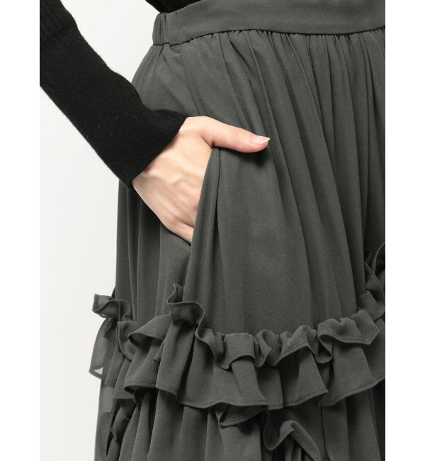 ELENDEEK「CHIFFON TIERED SK」|スカート|