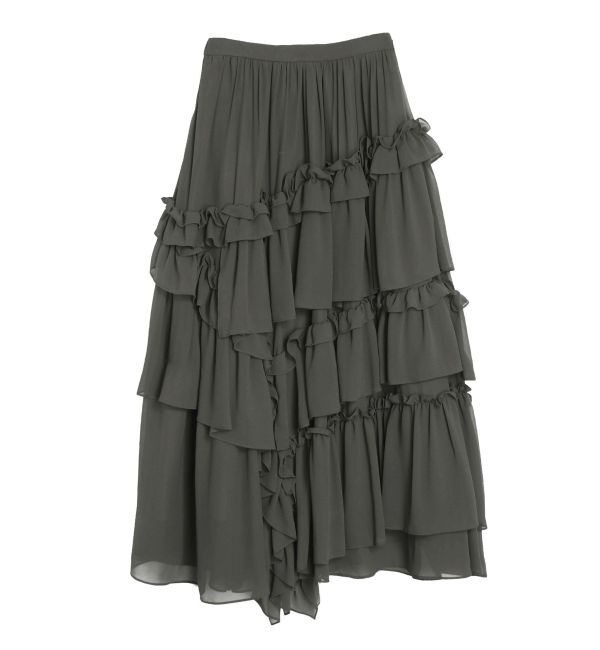 ELENDEEK「CHIFFON TIERED SK」|スカート|