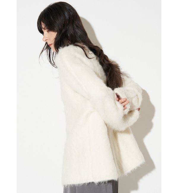 ELENDEEK「ALPACA SHAGGY KTCD」|カーディガン|