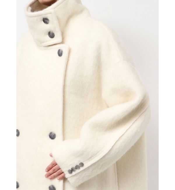 ELENDEEK「STAND COLLAR SHORT CT」|チェスターコート|