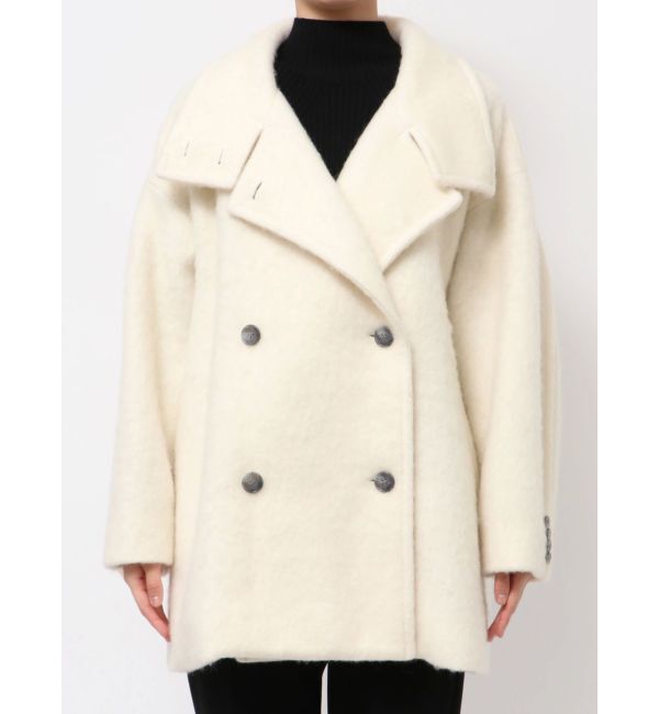 ELENDEEK「STAND COLLAR SHORT CT」|チェスターコート|