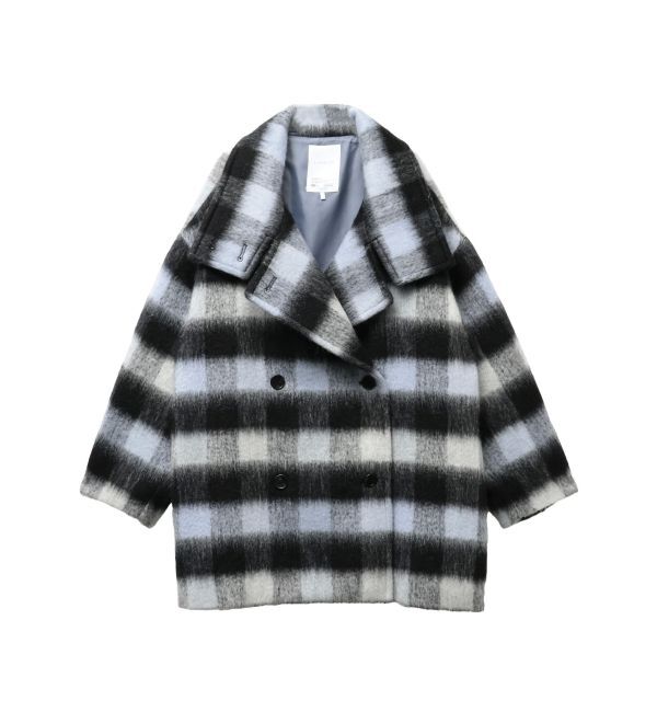 ELENDEEK「STAND COLLAR SHORT CT」|チェスターコート|