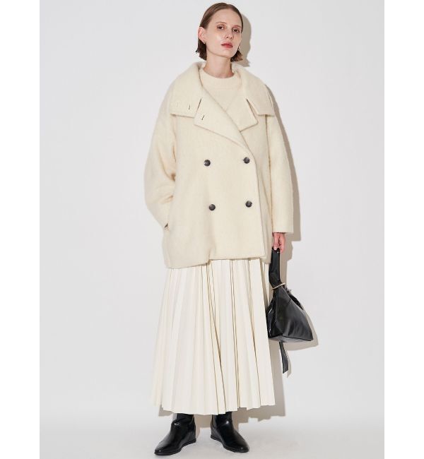 ELENDEEK「STAND COLLAR SHORT CT」|チェスターコート|