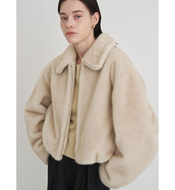 ELENDEEK「FUR ZIP BZ」|ブルゾン・スタジャン|