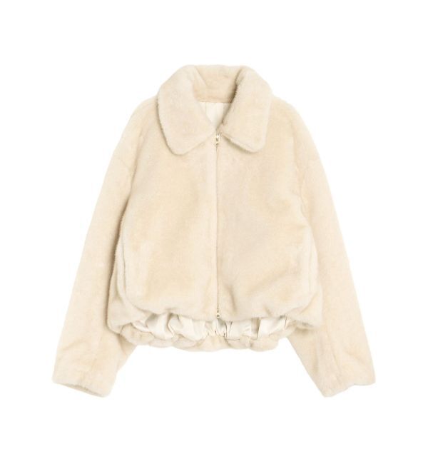 ELENDEEK「FUR ZIP BZ」|ブルゾン・スタジャン|