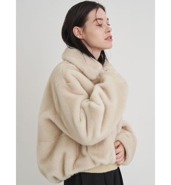 ELENDEEK「FUR ZIP BZ」|ブルゾン・スタジャン|