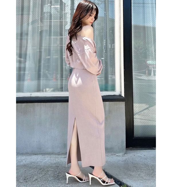 RESEXXY「シアーカーデコンビニットワンピース」|ワンピース|