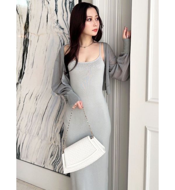 RESEXXY「シアーカーデコンビニットワンピース」|ワンピース|