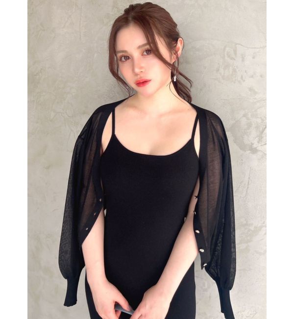 RESEXXY「シアーカーデコンビニットワンピース」|ワンピース|