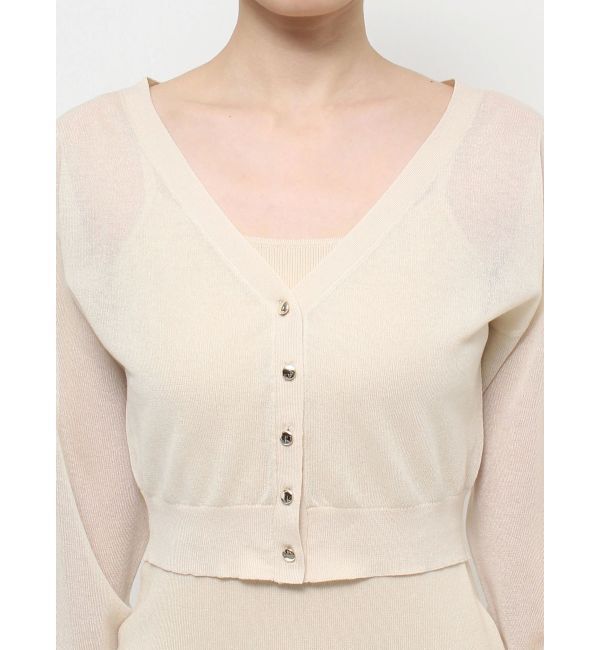 RESEXXY「シアーカーデコンビニットワンピース」|ワンピース|