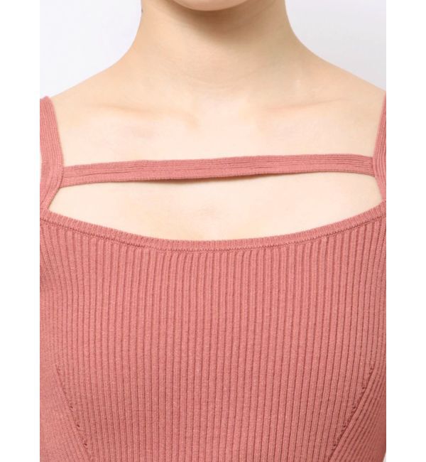 RESEXXY「ストリングデザインタイトニットワンピース」|ワンピース|