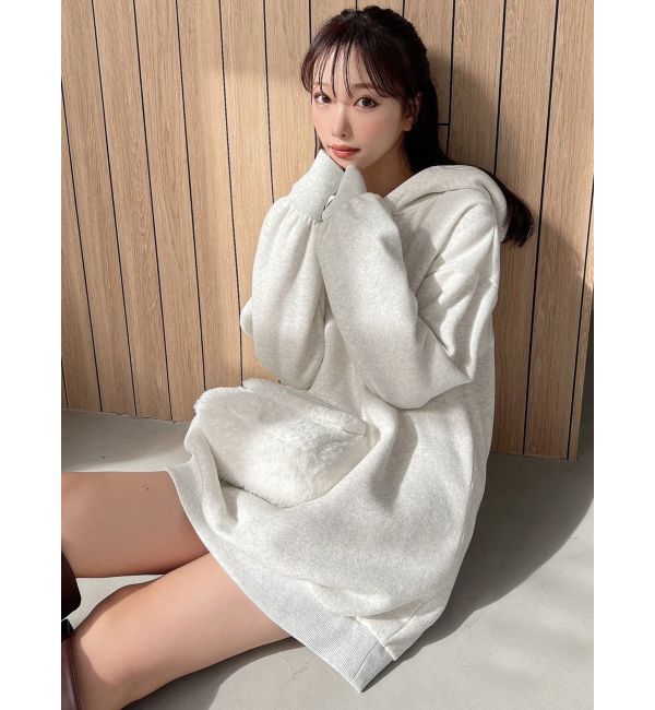 RESEXXY「裏起毛スウェットミニワンピース」|ワンピース|