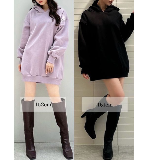 RESEXXY「裏起毛スウェットミニワンピース」|ワンピース|