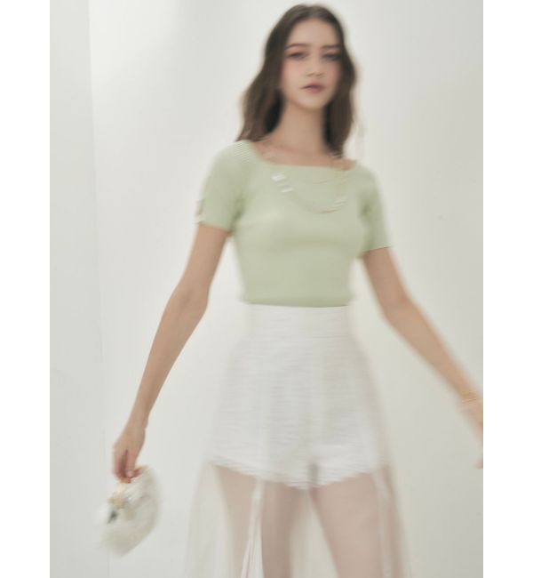 RESEXXY「スリーブデザインニットトップス」|ニット・セーター|