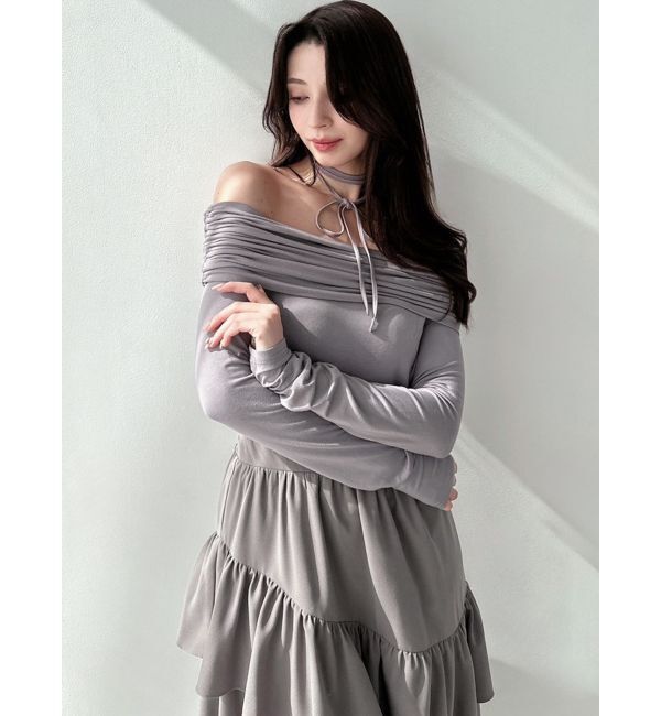 RESEXXY「オフショルドッキングワンピース」|ワンピース|