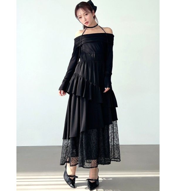 RESEXXY「オフショルドッキングワンピース」|ワンピース|