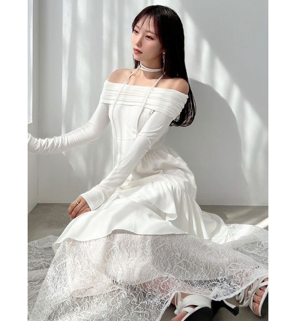 RESEXXY「オフショルドッキングワンピース」|ワンピース|