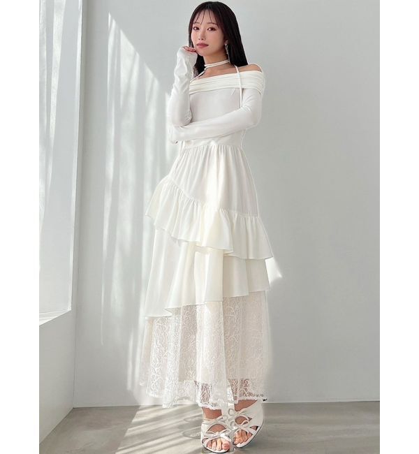 RESEXXY「オフショルドッキングワンピース」|ワンピース|