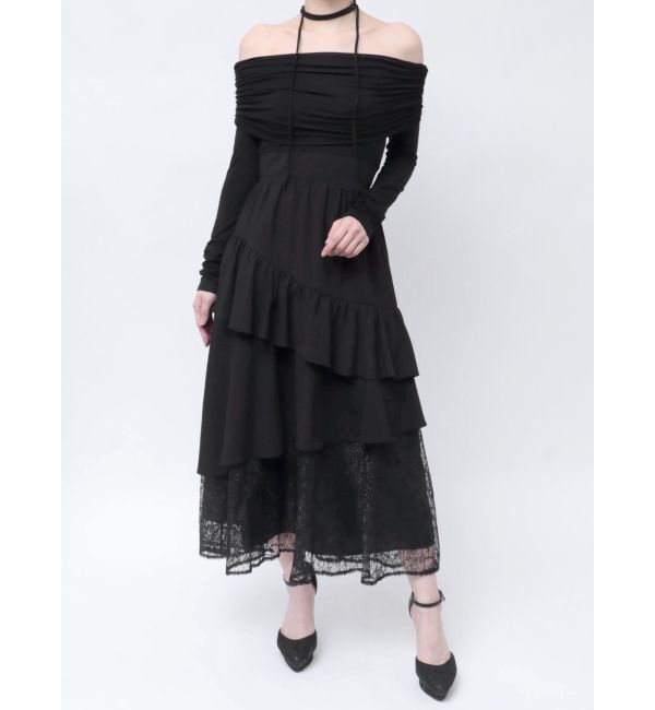 RESEXXY「オフショルドッキングワンピース」|ワンピース|