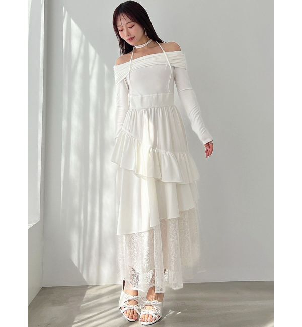 RESEXXY「オフショルドッキングワンピース」|ワンピース|