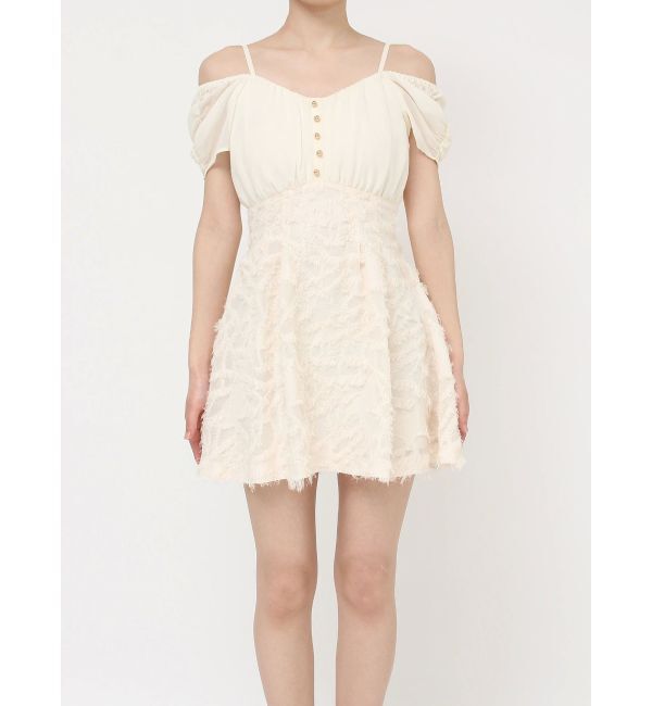 RESEXXY「ジャガードドッキングミニフレアワンピース」|ワンピース|