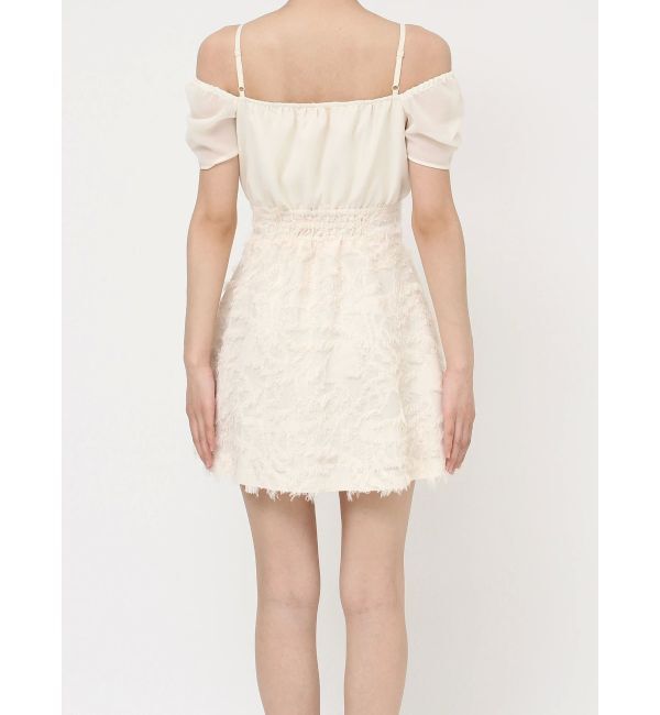 RESEXXY「ジャガードドッキングミニフレアワンピース」|ワンピース|