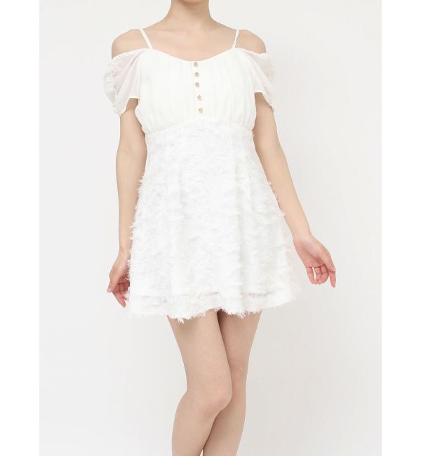 RESEXXY「ジャガードドッキングミニフレアワンピース」|ワンピース|