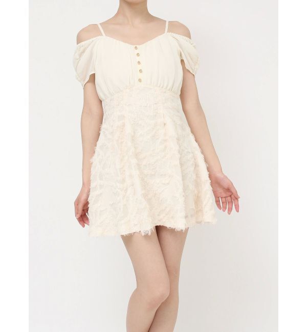 RESEXXY「ジャガードドッキングミニフレアワンピース」|ワンピース|
