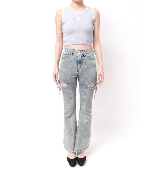 RESEXXY「バイカラーアメスリニット」|タンクトップ|