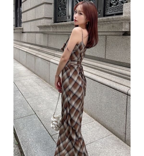 RESEXXY「ドレープストリングキャミワンピース」|ワンピース|