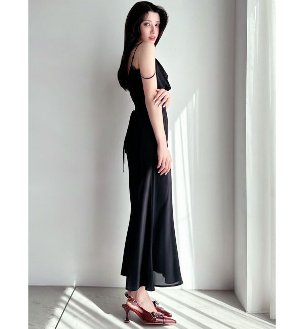 RESEXXY「ドレープストリングキャミワンピース」|ワンピース|