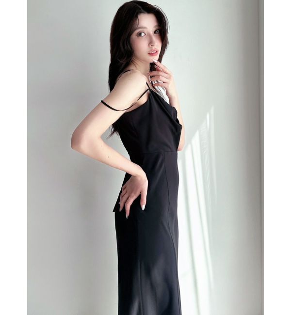 RESEXXY「ドレープストリングキャミワンピース」|ワンピース|