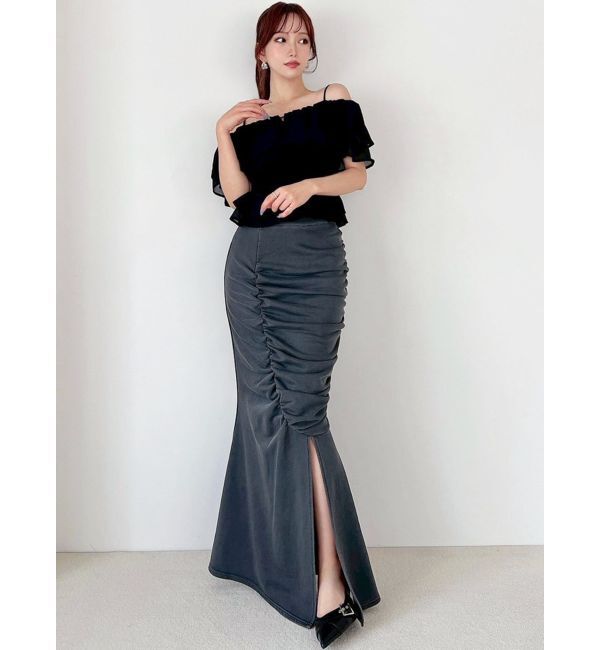 RESEXXY「ギャザーマーメイドスカート【セットアップ着用可能】」|スカート|