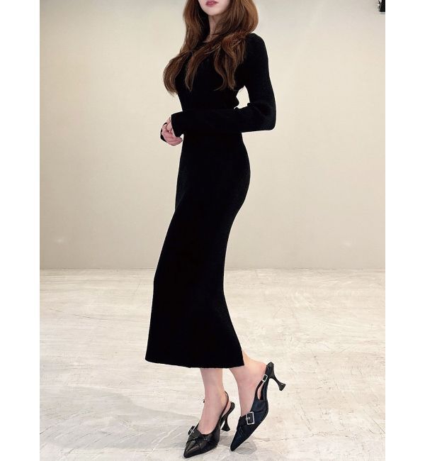 RESEXXY「リブニットワンピース【ブルーWEB限定カラー】」|ワンピース|